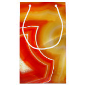 Falln Orange Agate Kleine Geschenktüte (Rückseite)