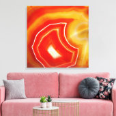 Falln Orange Agate Leinwanddruck (Insitu (Wohnzimmer))