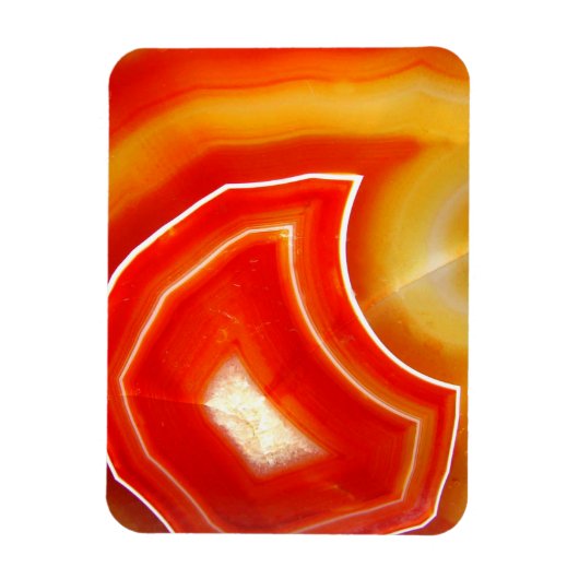 Falln Orange Agate Magnet (Vertikal)