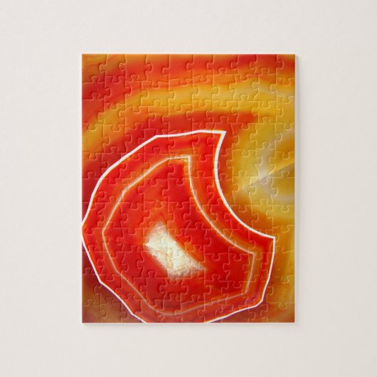 Falln Orange Agate Puzzle (Vertikal)