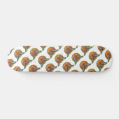 Falln Orange Owl Vintage Halloween Skateboard (Horizontal)