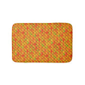 Falln Orange und grüne Skala Badematte (Vorderseite)