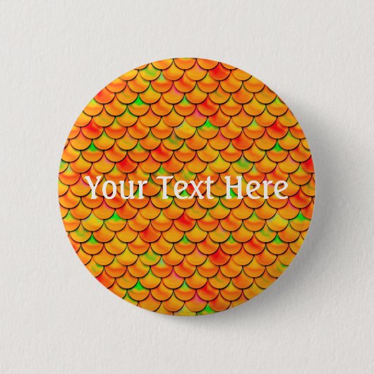 Falln Orange und grüne Skala Button (Vorderseite)