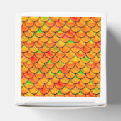 Falln Orange und grüne Skala Geschenkschachtel (Oben)