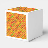 Falln Orange und grüne Skala Geschenkschachtel (Rückseite)