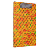 Falln Orange und grüne Skala Klemmbrett (Rechts)