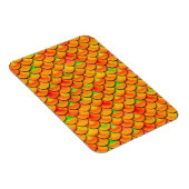 Falln Orange und grüne Skala Magnet (Rechte Seite)