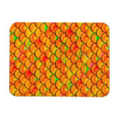 Falln Orange und grüne Skala Magnet (Horizontal)