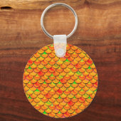 Falln Orange und grüne Skala Schlüsselanhänger (Vorderseite)
