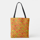 Falln Orange und grüne Skala Tasche (Rückseite)