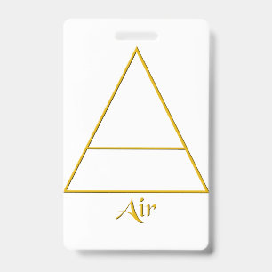 Falln Pagan Luft-Element-Symbol Ausweis