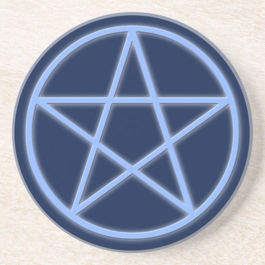 Falln Pagan Pentacle Getränkeuntersetzer (Vorne)
