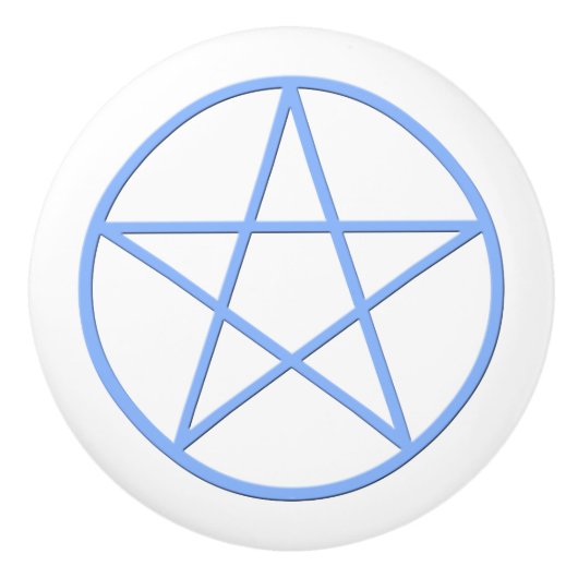 Falln Pagan Pentacle Keramikknauf (Vorderseite)