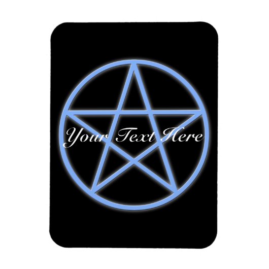 Falln Pagan Pentacle Magnet (Vertikal)