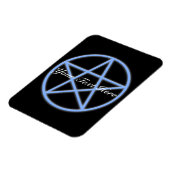 Falln Pagan Pentacle Magnet (Linke Seite)