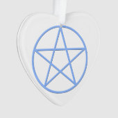 Falln Pagan Pentacle Ornament (Vorderseite)