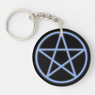 Falln Pagan Pentacle Schlüsselanhänger