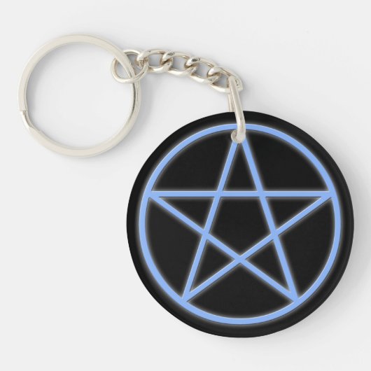 Falln Pagan Pentacle Schlüsselanhänger (Vorderseite)