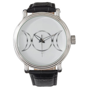 Falln Pagan Triple Godß Symbol Armbanduhr
