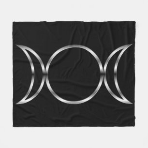 Falln Pagan Triple Godß Symbol Fleecedecke