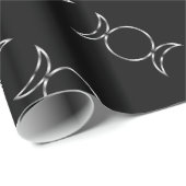 Falln Pagan Triple Godß Symbol Geschenkpapier (Rolleneckpunkt)