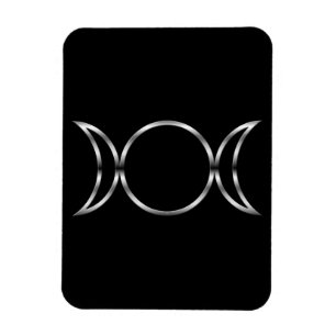 Falln Pagan Triple Godß Symbol Magnet