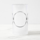 Falln Pagan Triple Godß Symbol Mattglas Bierglas (Mittel)