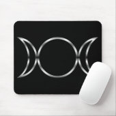 Falln Pagan Triple Godß Symbol Mousepad (Mit Mouse)