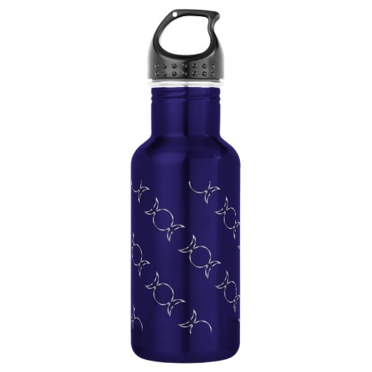Falln Pagan Triple Godß Symbol Trinkflasche (Vorderseite)