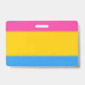 Falln Pansexual Stolz-Flagge Ausweis (Rückseite)