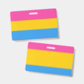 Falln Pansexual Stolz-Flagge Ausweis (Vorder- & Rückseite)