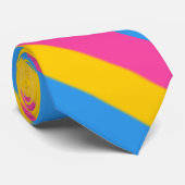 Falln Pansexual Stolz-Flagge Krawatte (Gerollt)