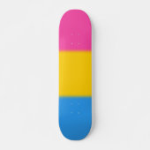 Falln Pansexual Stolz-Flagge Skateboard (Vorne)