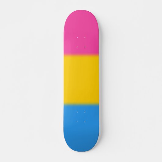 Falln Pansexual Stolz-Flagge Skateboard (Vorne)