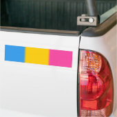 Falln Pansexual Stolz-Flaggen-Version 2 Autoaufkleber (Auf Lkw)