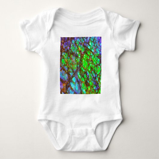 Falln Peacock Ammolite Baby Strampler (Vorderseite)
