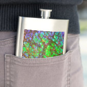 Falln Peacock Ammolite Flachmann (Beispiel)