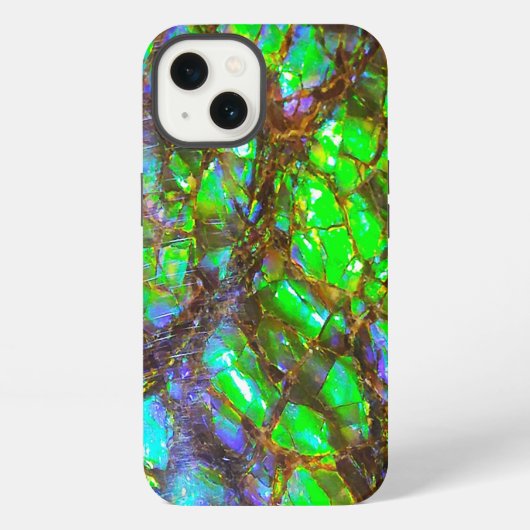 Falln Peacock Ammolite iPhone Hülle (Rückseite)
