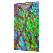 Falln Peacock Ammolite Klemmbrett (Links)