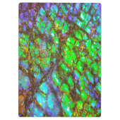 Falln Peacock Ammolite Klemmbrett (Rückseite)