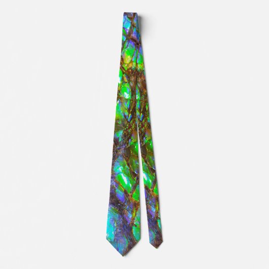 Falln Peacock Ammolite Krawatte (Vorderseite)