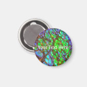 Falln Peacock Ammolite Magnet (Vorderseite/Rückseite)