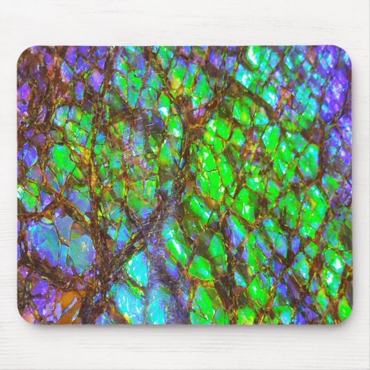 Falln Peacock Ammolite Mousepad (Vorne)