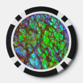 Falln Peacock Ammolite Pokerchips (Rückseite)