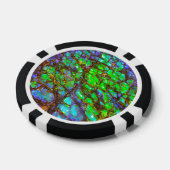 Falln Peacock Ammolite Pokerchips (Einzeln)