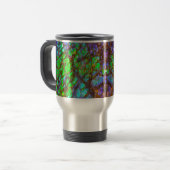 Falln Peacock Ammolite Reisebecher (Vorderseite Links)