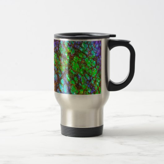 Falln Peacock Ammolite Reisebecher (Rechts)