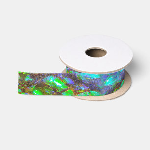 Falln Peacock Ammolite Satinband