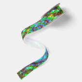 Falln Peacock Ammolite Satinband (Rückseite)
