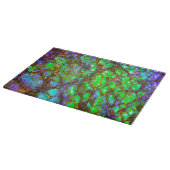 Falln Peacock Ammolite Schneidebrett (Ecke)